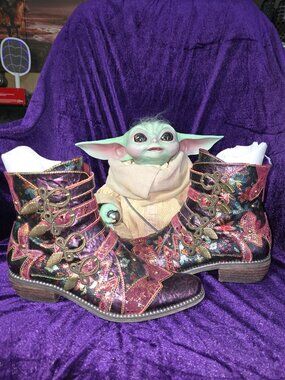 L'Artiste by Spring Step RodehaDrive Western Pop Boots Size EU 40 (US 8.5-9)